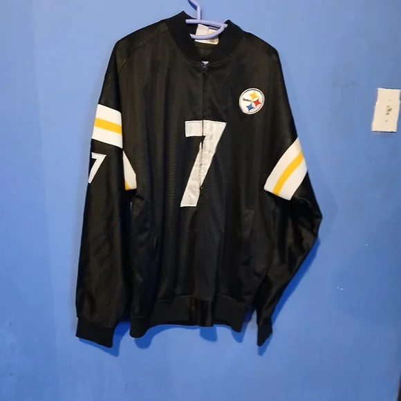 Pittsburgh Steelers Ben Roethlisberger, #7, Lined Zipped Jacket. XL - Picture 1 of 16